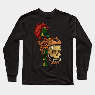 Jaguar knight skull Long Sleeve T-Shirt